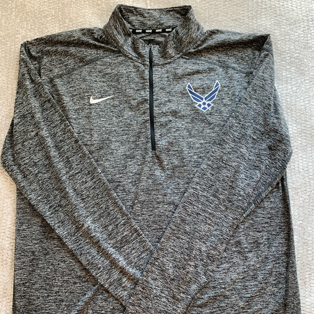 Nike Dri Fit US AIR FORCE Heather Element 1/4 Zip Top